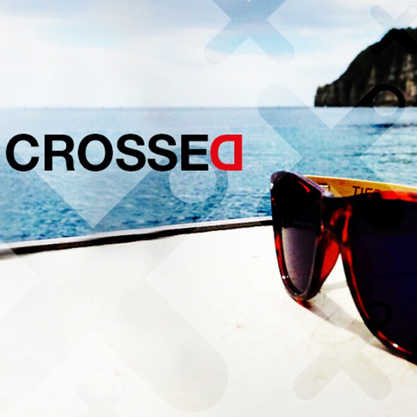 crossed sunglasses